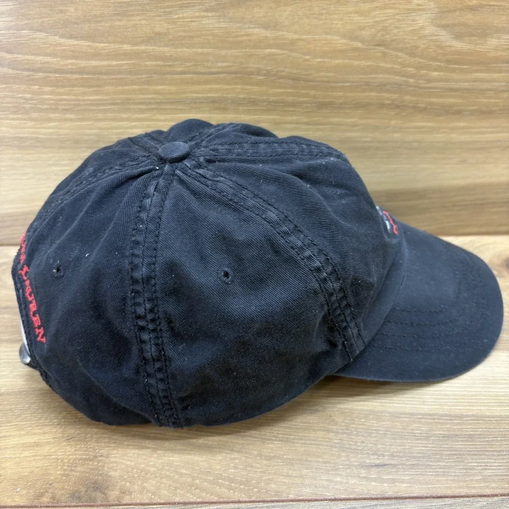 Polo Ralph Lauren Ski Bear Ball Cap Black Strapback Cotton Hat